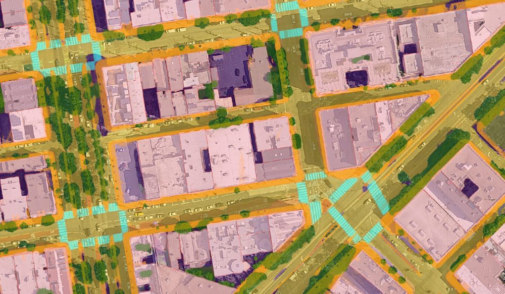 An image of Google Maps’ full-scene AI models