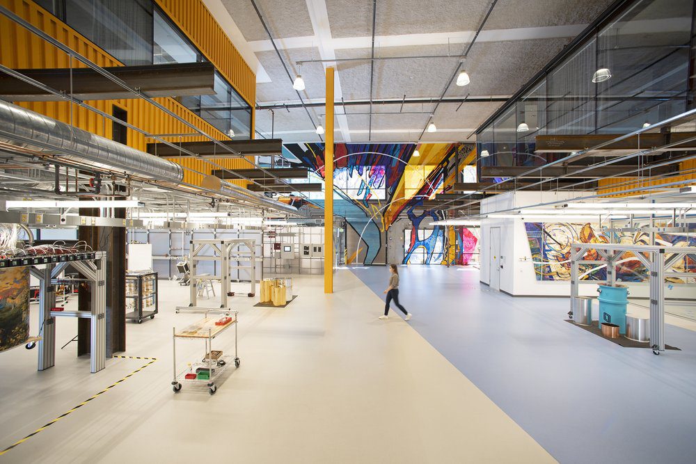 A photo of the interior of our new Quantum AI campus