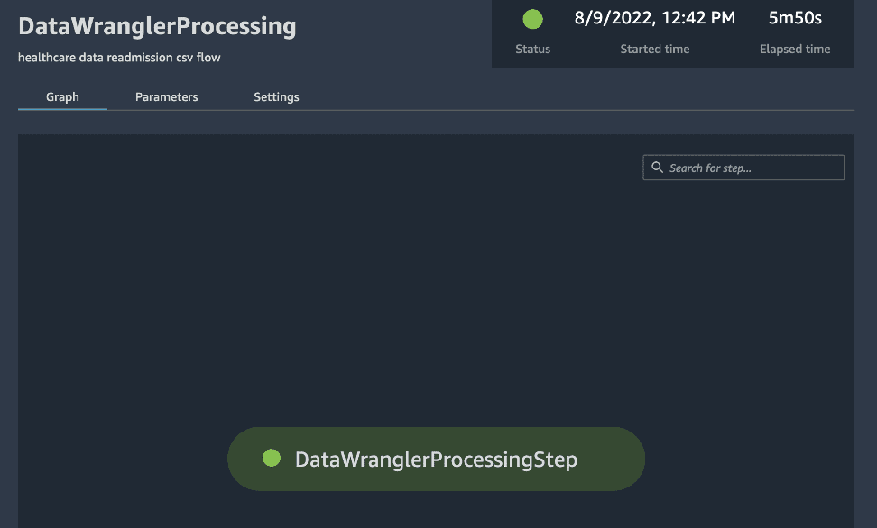 datawranglerprocessingstep