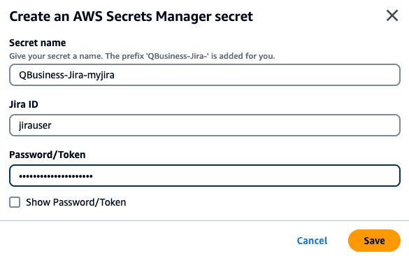 Save Jira authentication