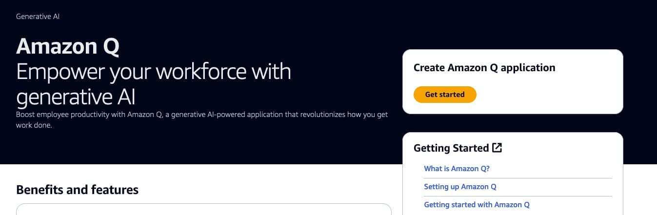 Get started with Amazon Q