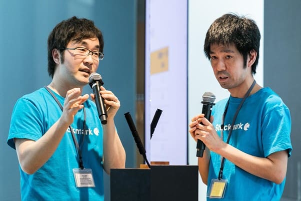 Kosuke Arima, CTO and Co-founder (left) and Dr. Takahiro Omi, VP of Research (right), Stockmark