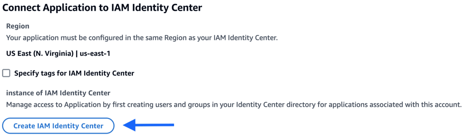 Create IAM Identity Center