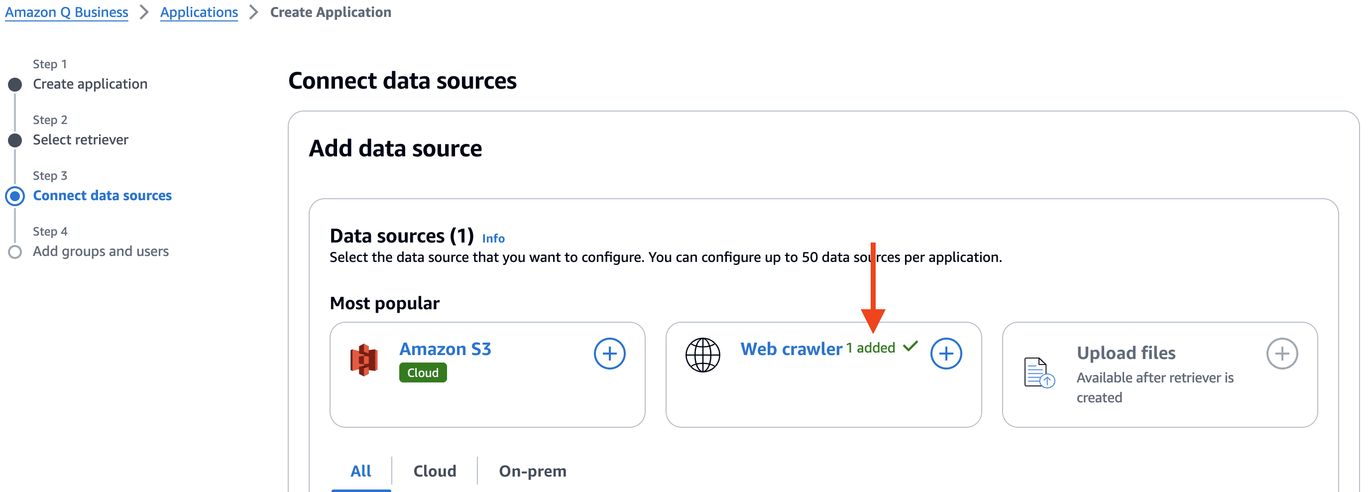 Web crawler added